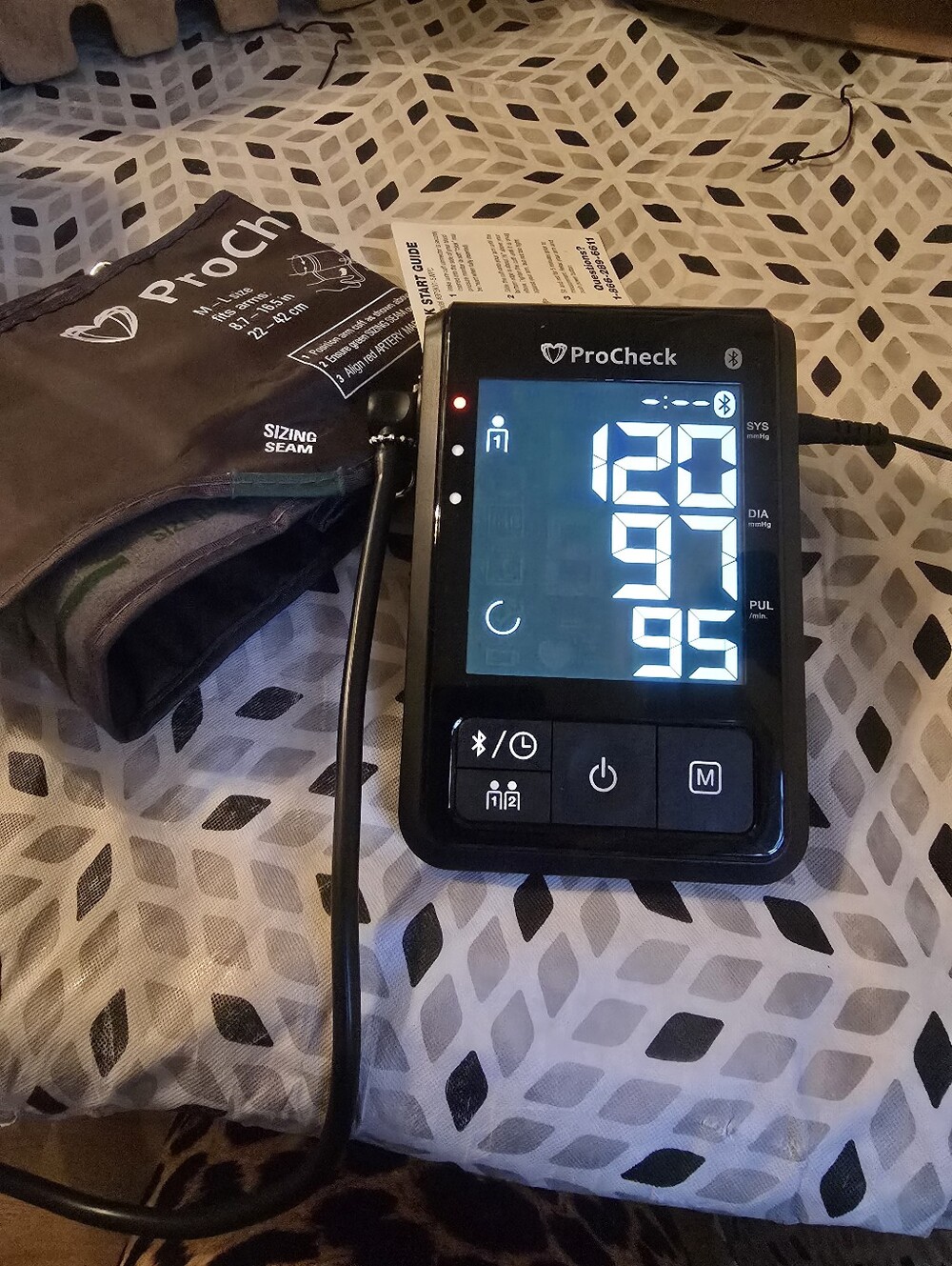 ProCheck Digital Blood Pressure Monitor - Black